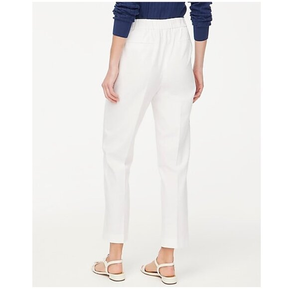 J. Crew Linen Cotton Blend Straight Leg Sailor Pants White Size 6/S NWT - Picture 2 of 10